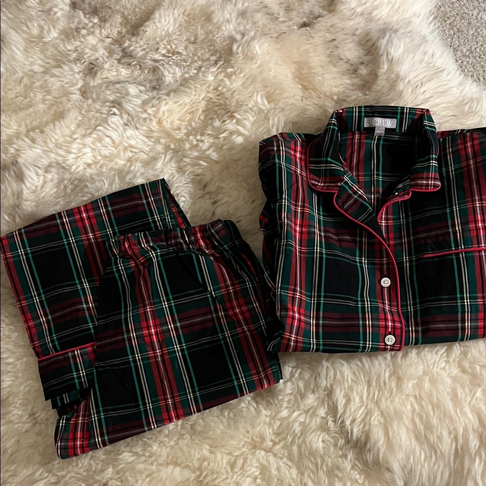 J Crew Stewart tartan pajamas S